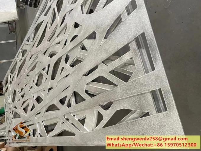 Perforated Metal Screen Panels Aluminium Ceiling For Facade System Wall Cladding Customized 9