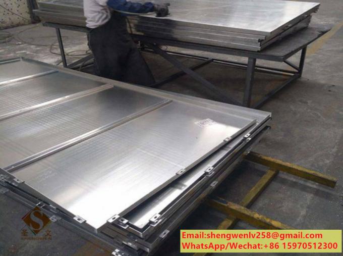 Perforated Metal Screen Panels Aluminium Ceiling For Facade System Wall Cladding Customized 25
