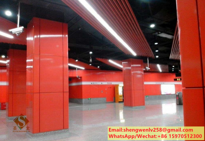 Perforated Metal Screen Panels Aluminium Ceiling For Facade System Wall Cladding Customized 17