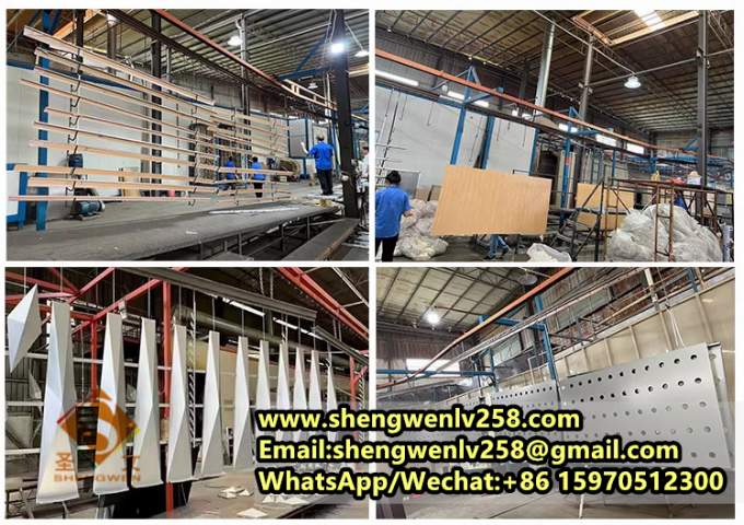 3D Wallpaper Building Metal Cladding Aluminum Facade Panel 23